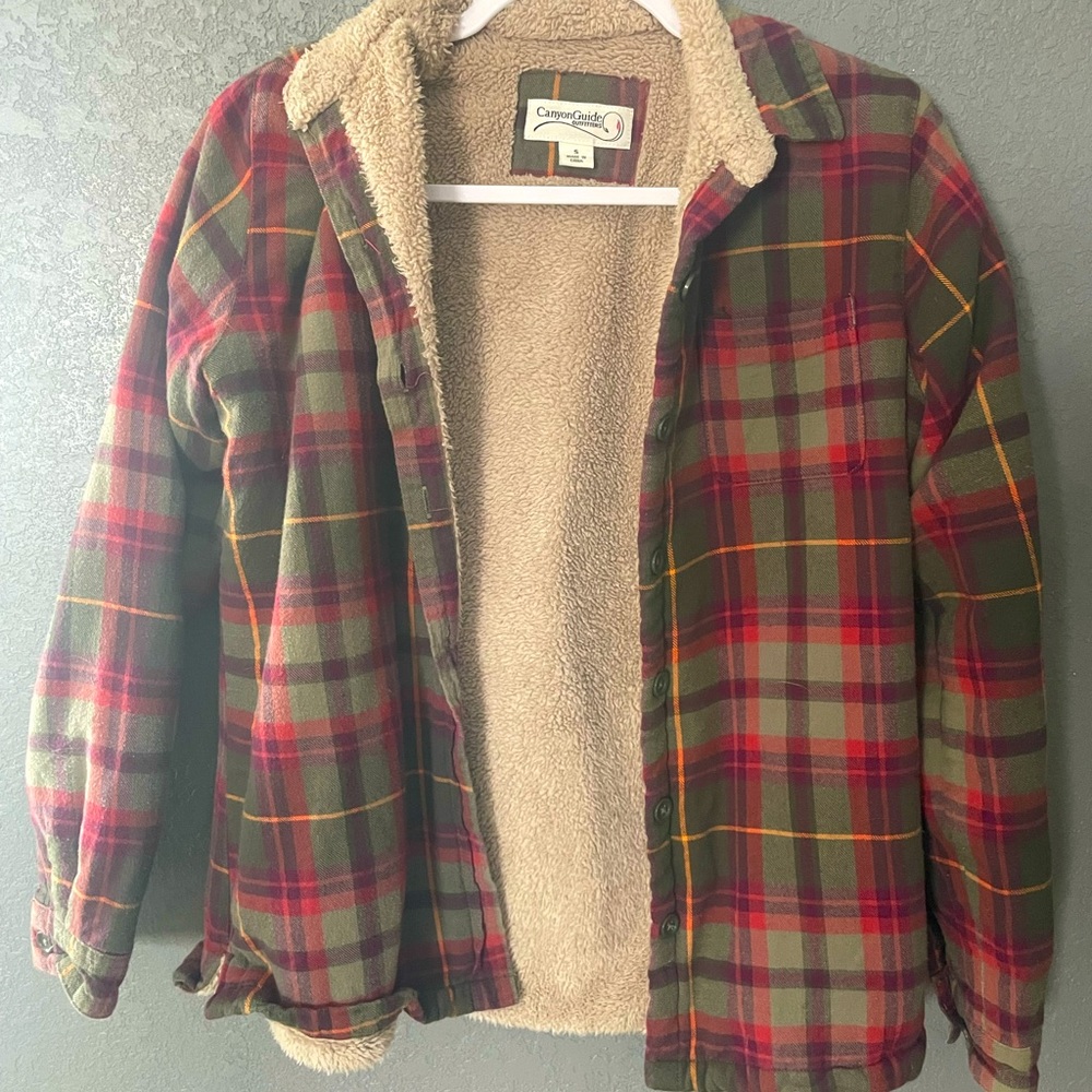 Canyon Guide Sherpa Lined Heavy Flannel/Coat